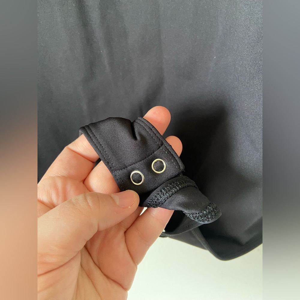 Nine West Black Sleeveless‎ Thong Turtleneck Bodysuit - Picture 3 of 7